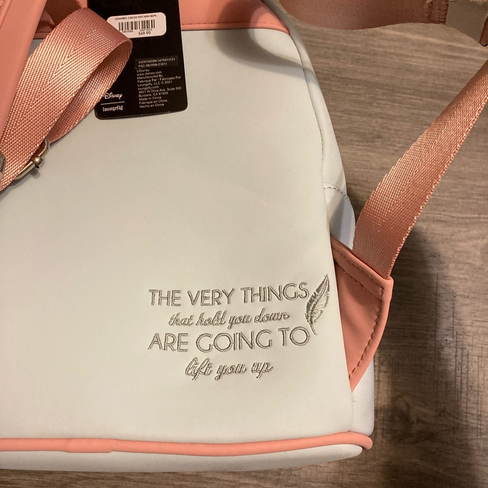 🎉HP🎉 Loungefly Disney Dumbo Circus Tent Mini Backpack Bundle - Picture 4 of 10